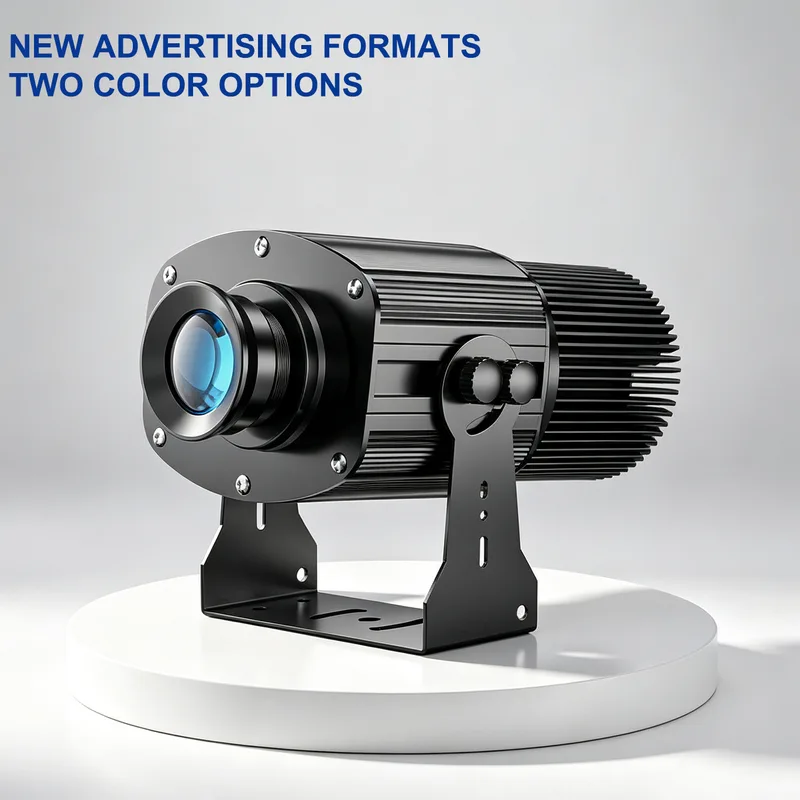 High Power Crosswalk Marking Gobo Projector | Outdoor Pedestrian Warning Traffic Safety & Commercial Advertising Light view 3
