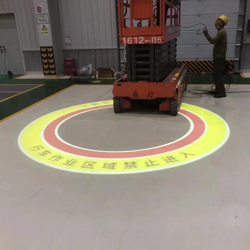 15W-110W Industrial Sensor Projection Light | Overhead Crane & Forklift Safety Warning Gobo Projector for Workshops view 7